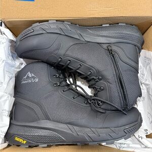 New Nortiv8 Men's Black Side-Zip Tactical Boots